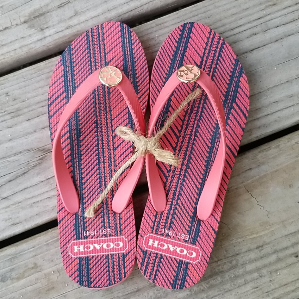 Coach Flip Flops
